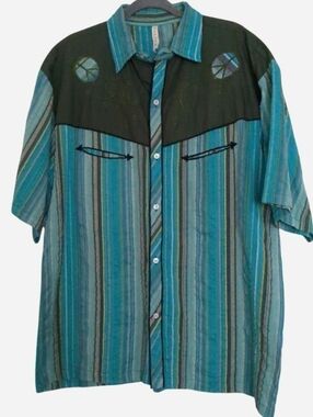 💎 One-of-a-Kind Avatar Western  Shirt Size XXL